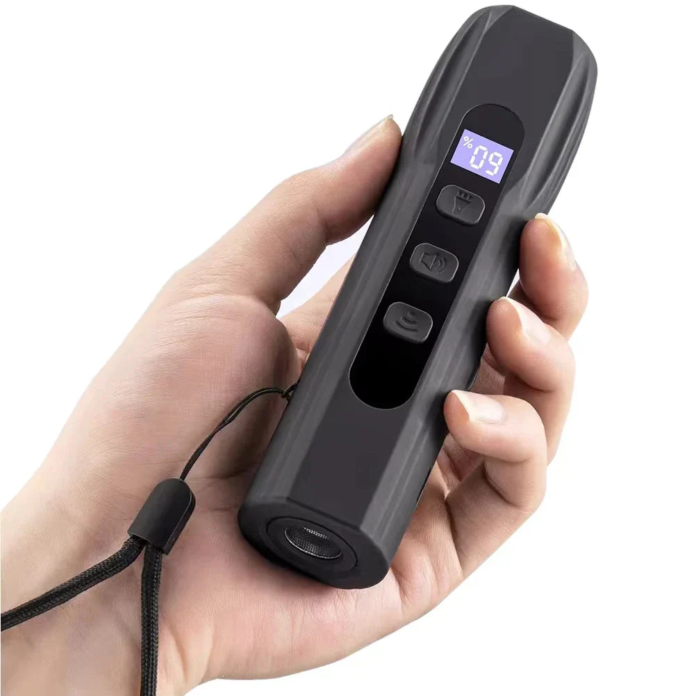 Dog Repeller Portable Ultrasonic Deterrent Handheld Anti-barking 3in1 Dog Training Device Repel Animals Pets Dog Trainer