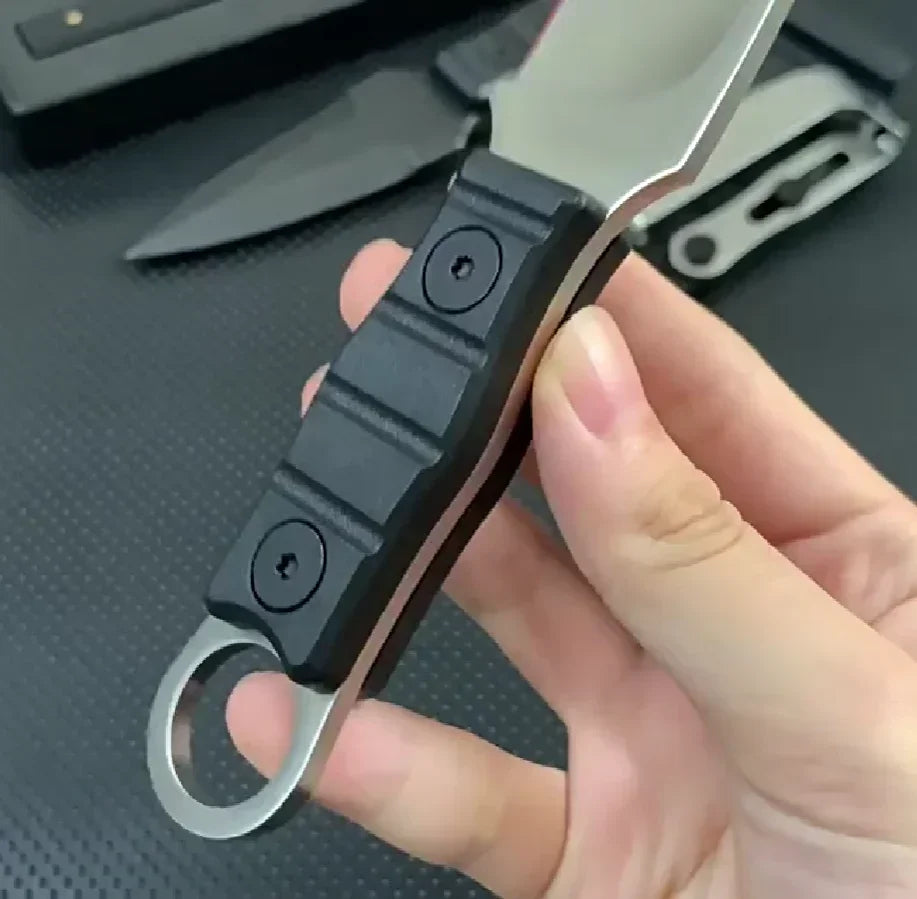 New Pocket knife Outdoor small straight knife,utility knife +K sheath, high hardness survival knife, camping EDC tool portable